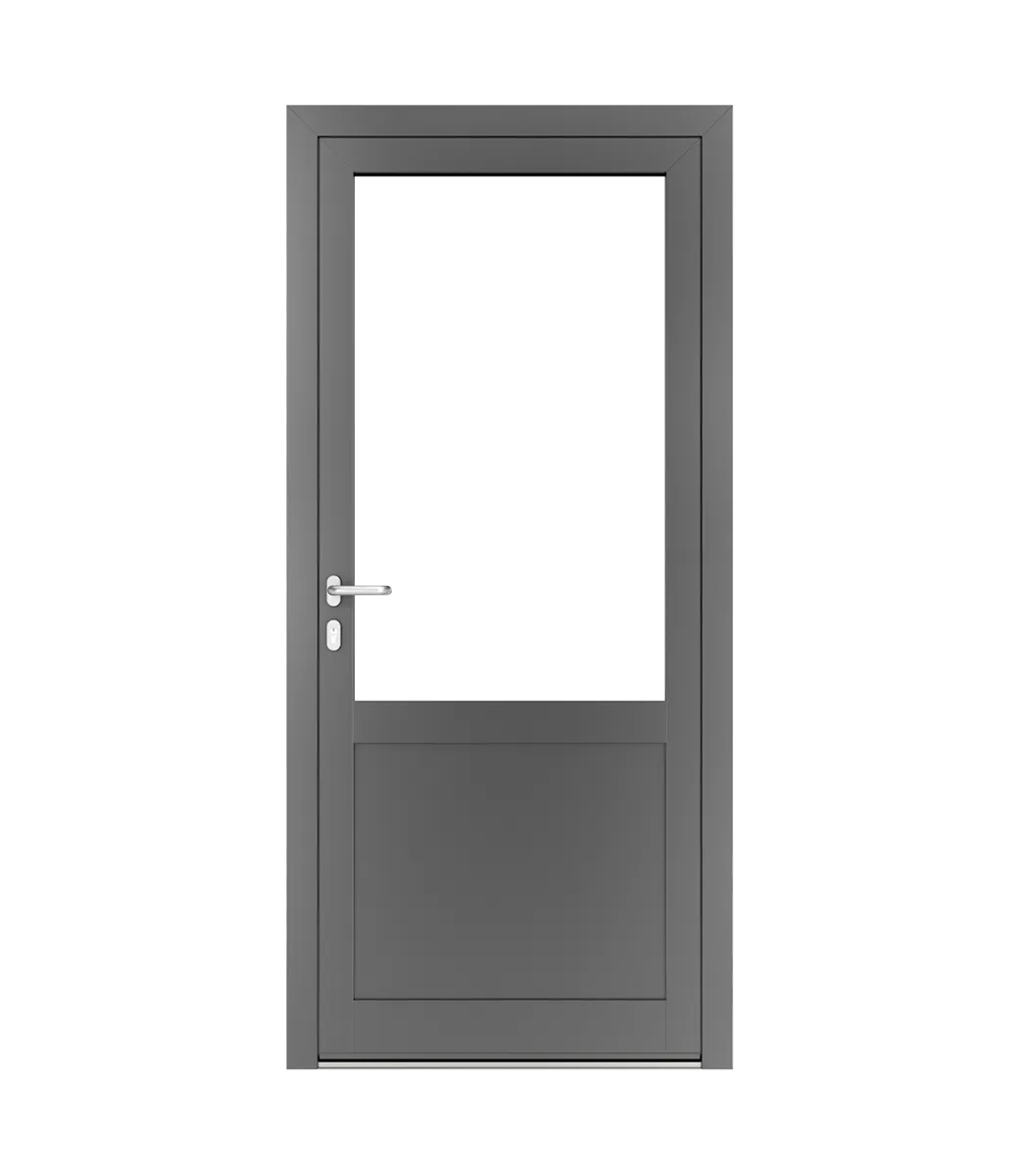Spacers in aluminium doors