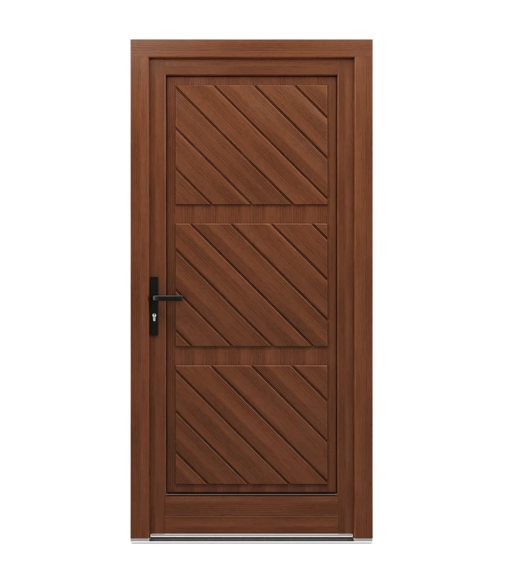 Spacers in wooden doors